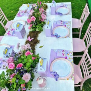 Butterfly Table Setting
