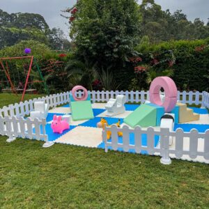 Softplay set in pastel