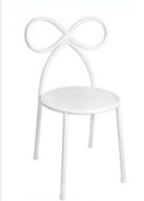 White bow seats